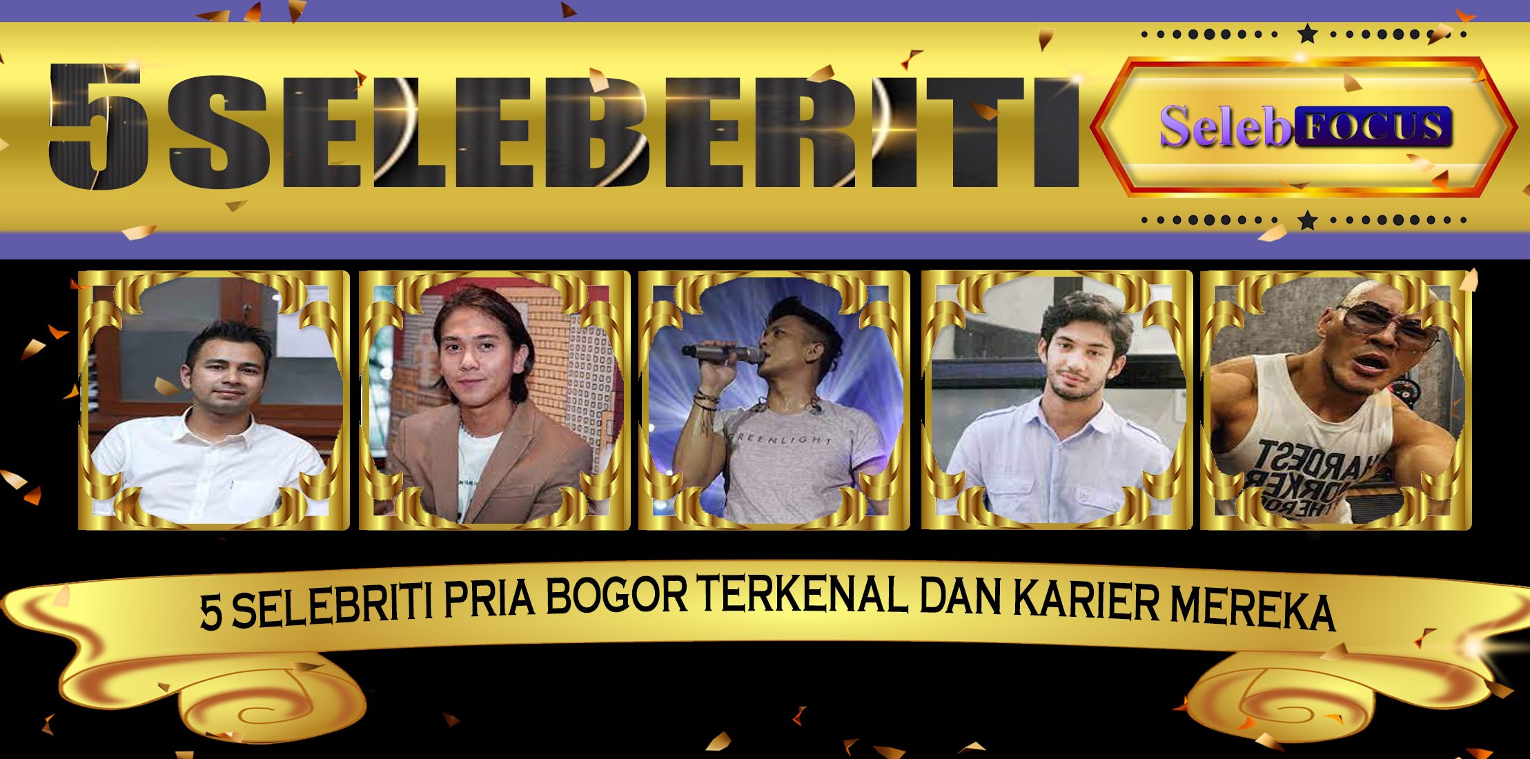 5 Selebriti Pria Bogor Terkenal dan Karier Mereka