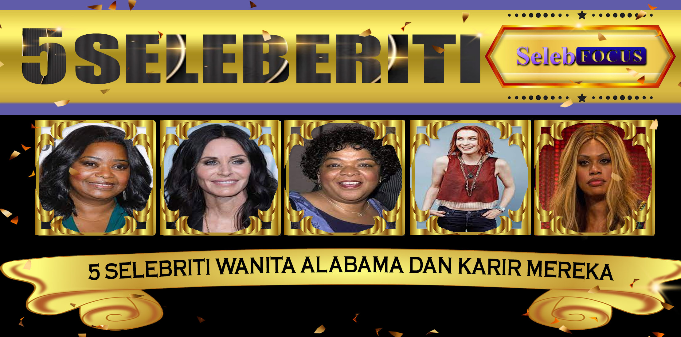 5 Selebriti Wanita Alabama