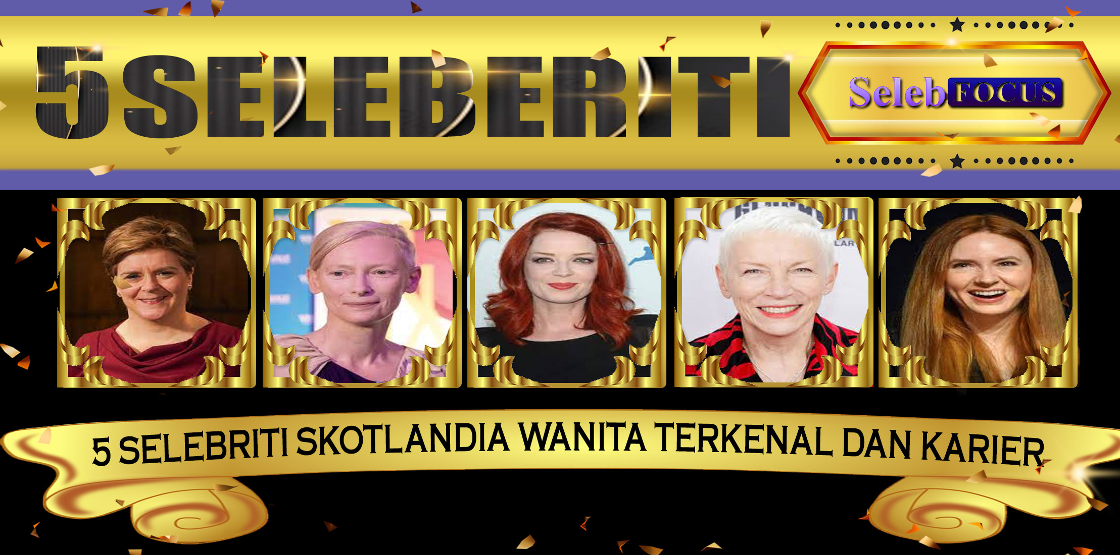 5 Selebriti Skotlandia Wanita