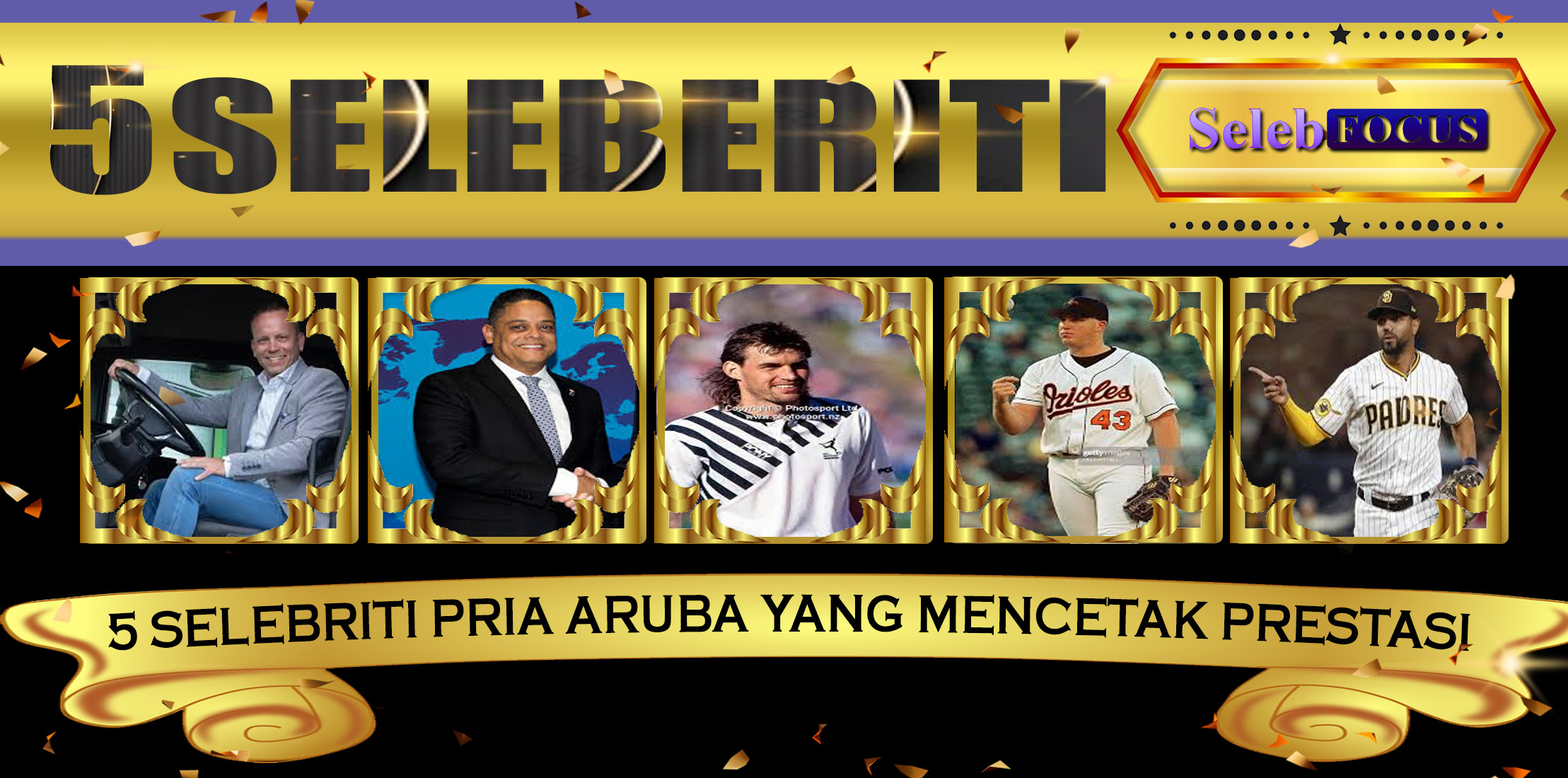 5 Selebriti Pria Aruba yang Mencetak Prestasi