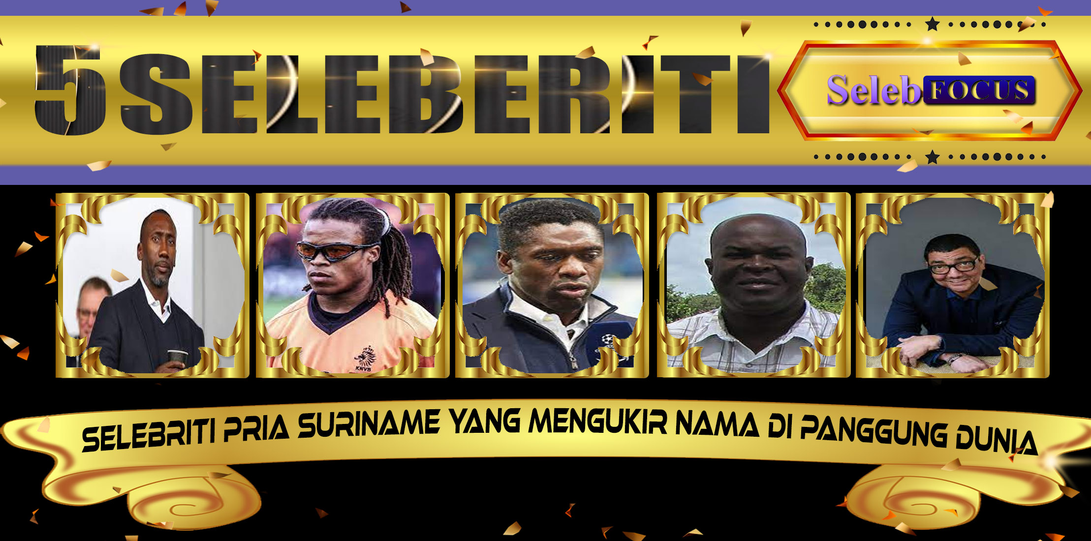 5 Selebriti Pria Suriname