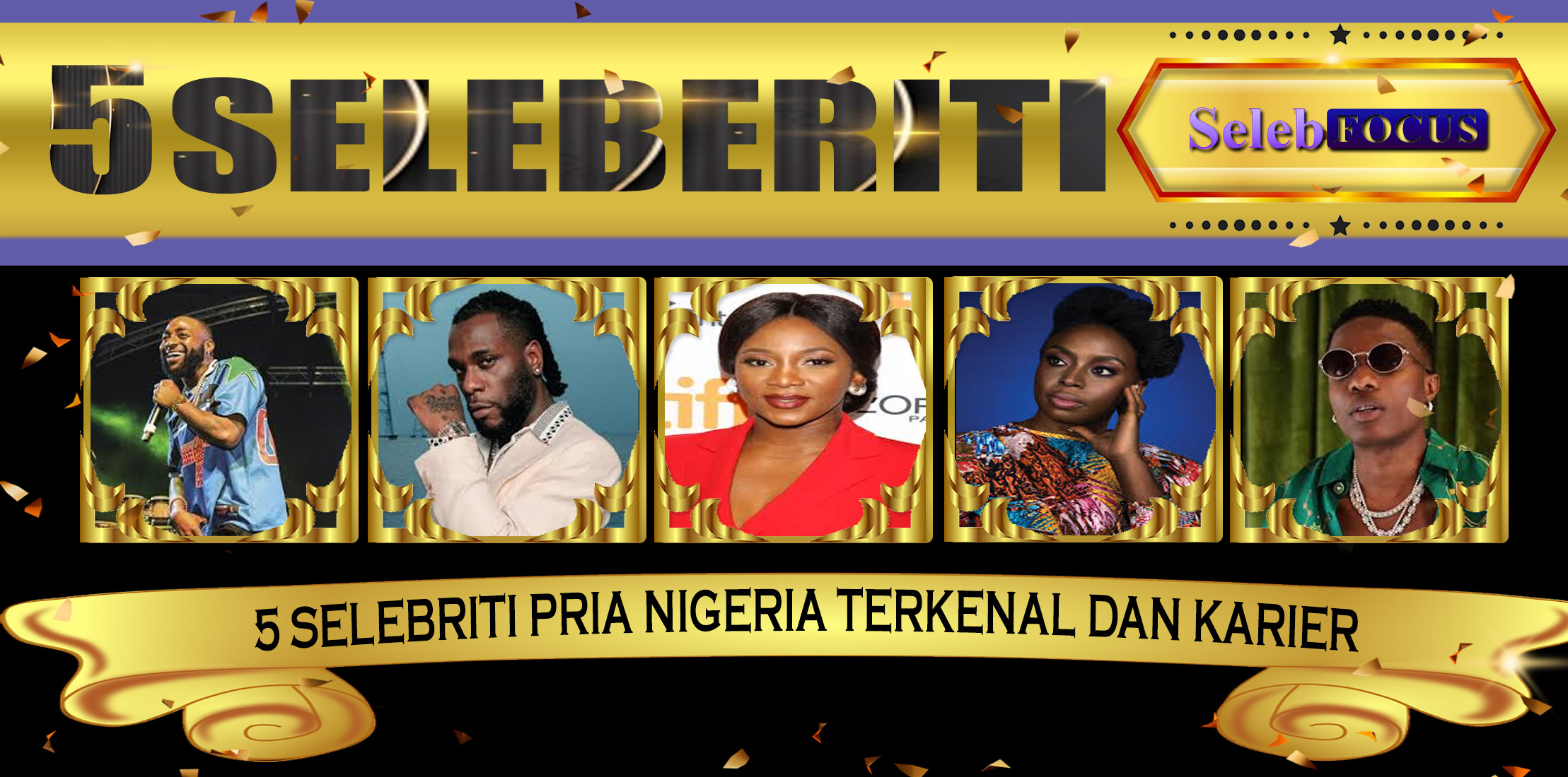 5 Selebriti Pria Nigeria